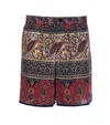 Valentino Garavani Voyage Imaginaire Bermuda Shorts In Multicolour