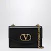 Valentino Vain Leather Shoulder Bag In Black