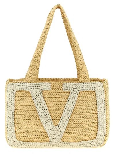 Valentino Garavani Shoulder Bag In Tan
