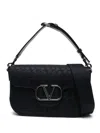 Valentino Toile Iconographe Shoulder Bag In Black