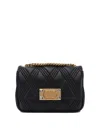 Valentino Garavani Garavani Rockstud Foldover Top Shoulder Bag In Black