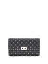Valentino Rockstud Spike Shoulder Bag In Black