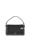 Valentino 'rockstud' Small Crossbody Bag In Black