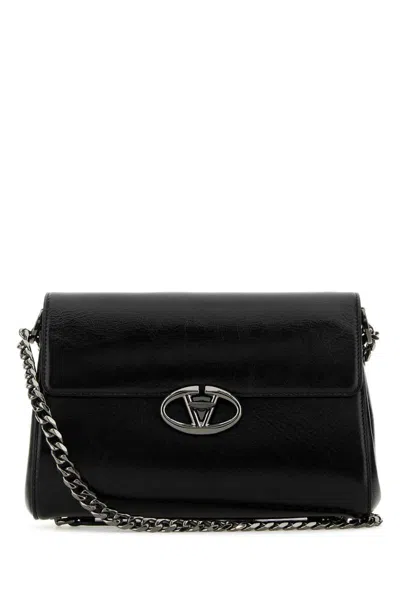 Valentino Garavani Small Rectangular Shoulder Bag With Chain Strap In Black