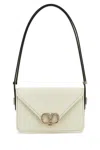 Valentino Letter Shoulder Bag In White
