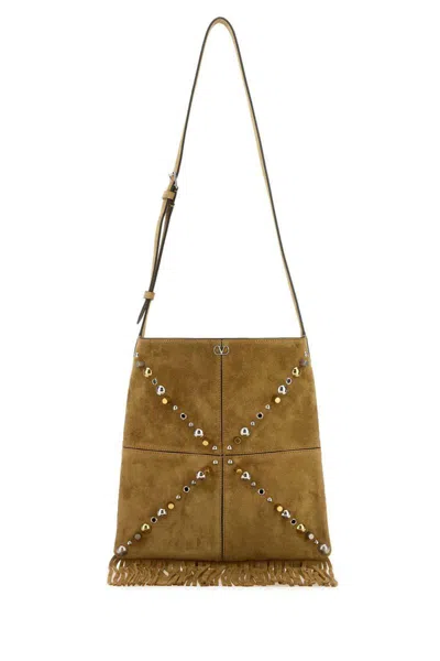 Valentino Garavani Shoulder Bags In Brown