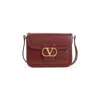 Valentino Womens Brick Ruby 9to5 Small Leather Shoulder Bag In Red