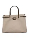 Valentino Men's Antibes Tote In Beige