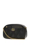 Valentino Garavani Quiltie 67 Shoulder Bag In Black