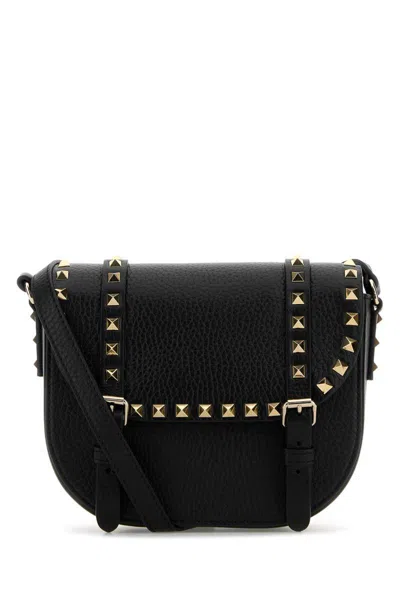 Valentino Garavani Black Rockstud Crossbody Bag