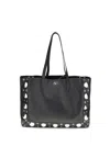 Valentino Nellcote Large Tote In Black