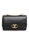 Valentino Garavani Medium Vlock Logo Shoulder Bag In Black