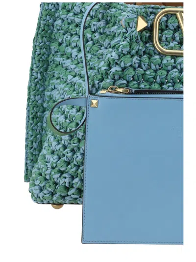 Valentino Garavani Shoulder Bags In Blue