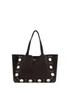 Valentino Large Tote Nellcote In Brown
