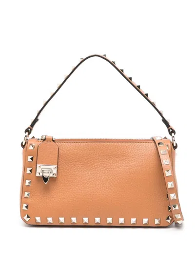 Valentino Garavani Rockstud-embellished Tote Bag In Beige