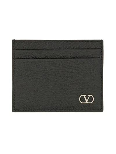 Valentino Garavani Signature Card Holder - Men's Luxury Accessory In Black