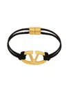 Valentino Garavani Women Vlogo The Bold Edition Bracelet In Black