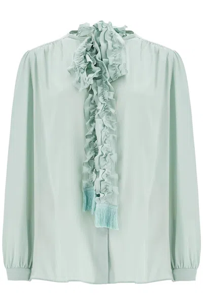 Valentino Garavani Silk Blouse With Bow Detail Women