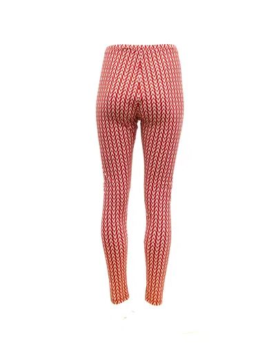 Valentino Garavani Silk Jacquard Leggings In Multi