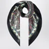 Valentino Garavani Silk Scarf With Paisley Print Women In Cream