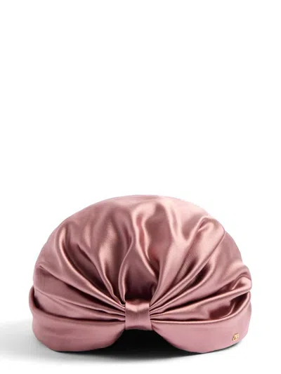 Valentino Garavani Silk Turban Scarf In Pink