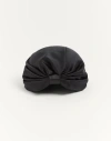 Valentino Garavani Silk Turban Scarf Woman Black/gold Uni