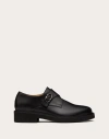 Valentino Garavani Single Monk Strap Vlogo Locker In Calfskin In Black