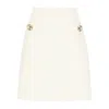 Valentino White Flared Miniskirt
