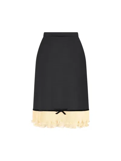 Valentino Garavani Skirts In Black