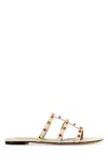 Valentino Rockstud Leather Slides