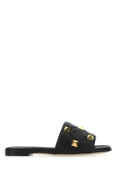 Valentino Garavani Slippers In Black