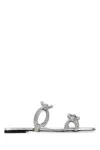 Valentino Chain 1967 Crystal Embellished Sandals In S13