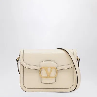 Valentino Garavani Ivory Leather 9to5 Shoulder Bag In White
