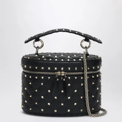VALENTINO GARAVANI VALENTINO GARAVANI SMALL BLACK ROCKSTUD BUCKET BAG WOMEN