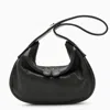 Valentino Garavani Small Go-hobo Bag In Black Leather In Black