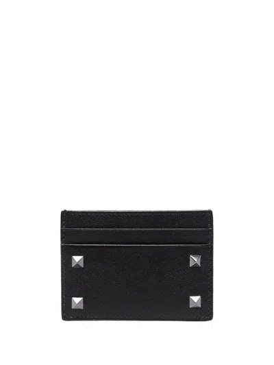 Valentino Garavani Small Leather Goods In Nero