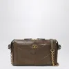 Valentino Panthea Small Shoulder Bag Chain Chevron In Brown
