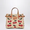 Valentino Top Handle Tote Bag With Cherry Print
