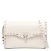 Valentino Garavani Small Rockstud Crossbody Bag In White