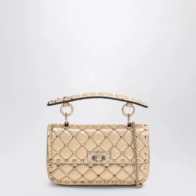 Valentino Garavani Small Rockstud Spike Bag In Laminated Nappa Women