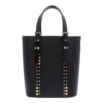 Valentino Garavani Small Rockstud Tote Bag In Black