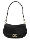 Valentino Small Saddle Hand Bags Black In Black