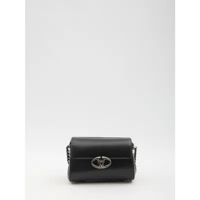 Valentino Garavani Small Leather Shoulder Bag In Black