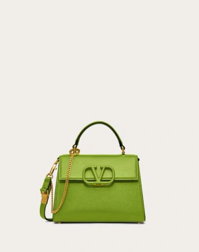 Valentino Garavani Small Vsling Grainy Calfskin Handbag Woman Chartreuse Uni