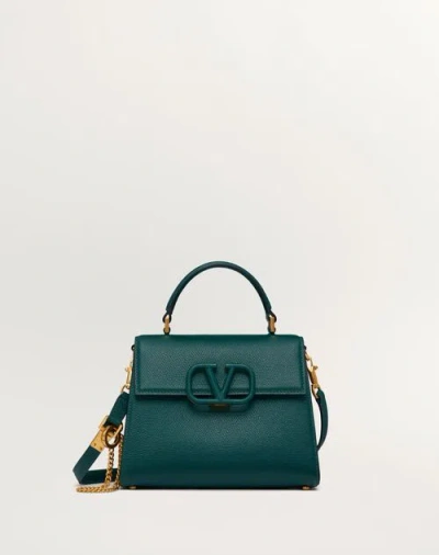 Valentino Garavani Small Vsling Grainy Calfskin Handbag Woman English Green Uni