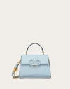 Valentino Garavani Small Vsling Grainy Calfskin Handbag Woman Porcelain Blue/grey Uni In 青磁器/グレー