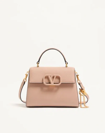 Valentino Garavani Small Vsling Grainy Calfskin Handbag Woman Rose Cannelle Uni