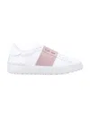 Valentino Garavani Sneaker | Open | Vitello Tecnic Calf/vit In White