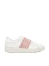 Valentino Rockstud Untitled Sneakers In White