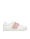 Valentino Rockstud Untitled Sneakers In White